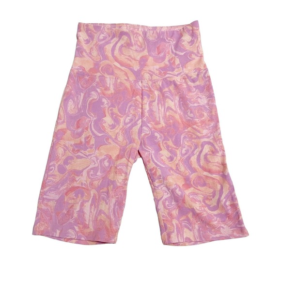 BP Nordstrom NWT Women's High Rise Bike Shorts Sz XS Pink Peach - Picture 2 of 4